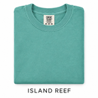 Island Reef Comfort Colors tee color sample