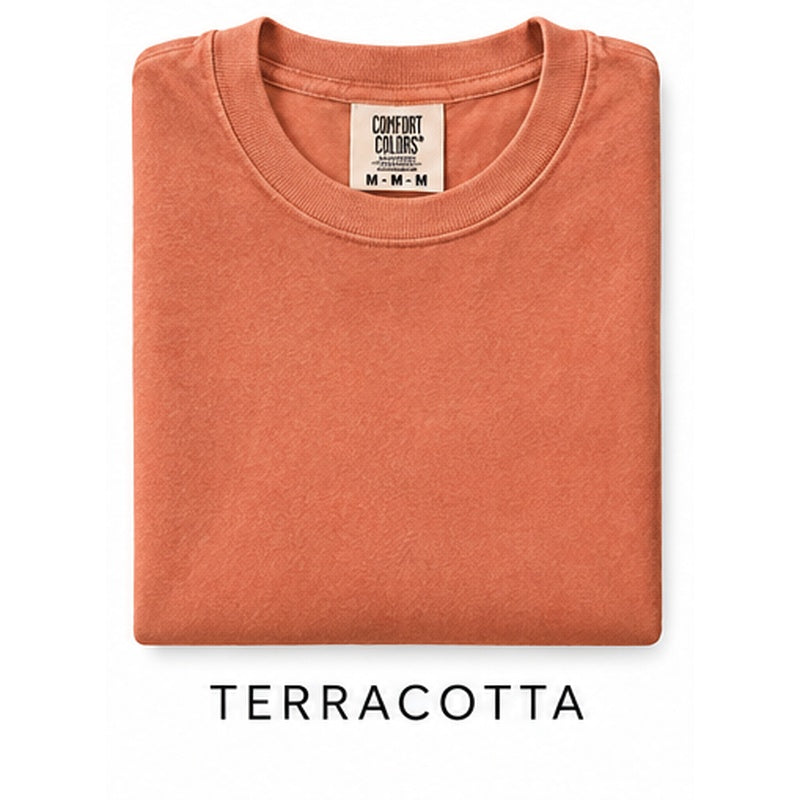 Terracotta Comfort Colors 1717 tee color sample
