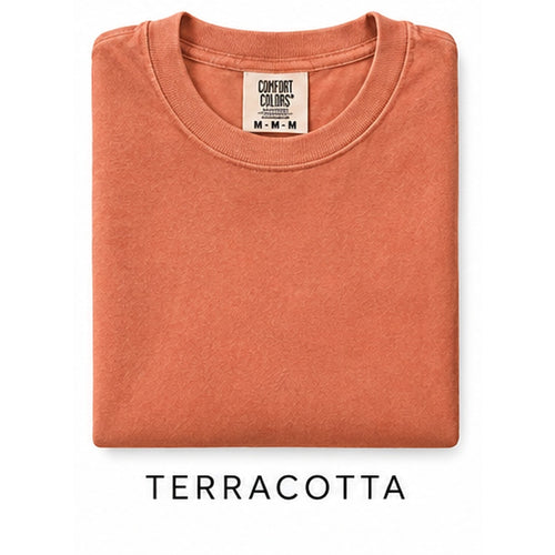 Terracotta Comfort Colors 1717 tee color sample